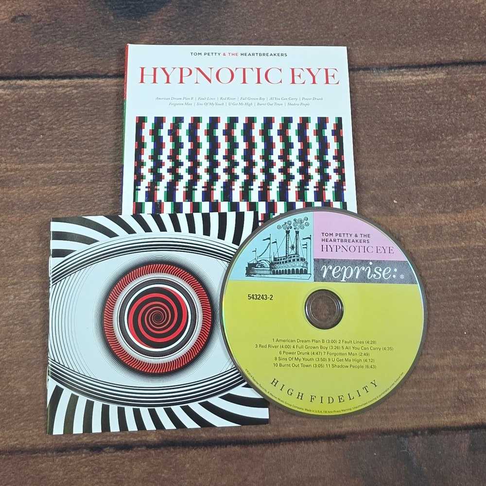 Tom Petty Hypnotic Eye CD Album 2014 White Good Classic Rock Reprise Records